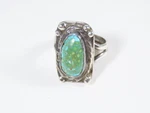 Southwestern Native American 925 Sterling Silver Ring Turquoise Gem 6.14G C8933. Fixed Price $78.67.