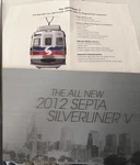 2012 Septa New Silverliner Brochure Ephemera Philadelphia. Fixed Price $25.00.