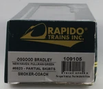 Rapido Ho 109105 Haven Osgood Bradley Lightweight Smoker Coach New/box. Fixed Price $89.98.