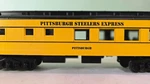 Mth Pittsburgh Steeles Nfl Express Madison Dine Car From 2009. Fixed Price $79.95.