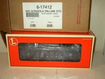 Lionel Gondola On-line Store #6 17412 Nib 6462 With Shipper. Fixed Price $24.00.