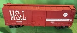 Aristocraft Minnesota & St. Louis Mstl Box Car ART-46022 G Scale Metal Wheels. Fixed Price $95.00.