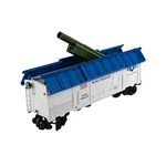 Lionel 6-29828 3666 Minuteman Cannon Firing Box Car 1:48 Scale Model Train. Fixed Price $130.01.