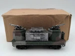 Hawthorne Village 72486 Armored Train Rail Car Twin Cannon. Fixed Price $19.99.