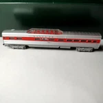 Minitrix Scale Trains Santa Fe 3052 Vista Dome # 502 W.germany No Box. Fixed Price $22.90.