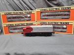 Lionel Santa Fe Alco Non-powered Diesel Engine W/ Four Cars & Orig. Boxes. Fixed Price $189.99.