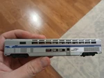 Kato N Budd Hi-level Pacific Parlour Car, Amtrak Phase Ivb Amtk # 156-0950. Fixed Price $220.00.