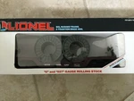 Lionel O-gauge:depressed Flat Car 6-16318 Mib. Fixed Price $20.00.