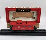 Tyco Mantua Ho Lighted Pennsylvania #15723 8 Wheel Caboose T316 Working Read!!!. Fixed Price $89.99.