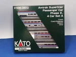 Near Mint Kato Amtrak Superliner Phase Ii 4CAR Set Japan. Fixed Price $288.00.