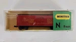 Minitrix Scale 9 Mm Baby Ruth Red Railroad Train Box Car Rapido 51 3185 00. Fixed Price $11.99.
