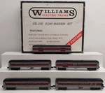Williams 2510 Gauge Erie Lackawanna 5-CAR Madison Passenger Set Ex/box. Fixed Price $153.99.