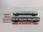 Fleischmann H0 Dc 2X Passenger Car Db 5194 Lights 5190 Sg+neuw+ovp #EL601-1. Fixed Price $77.12.