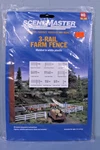 Walthers Scene Master 949-4202 3-RAIL Farm Fence -- Kit Ho Scale. Fixed Price $12.99.