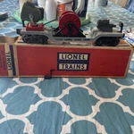 Lionel 3650 Searchlight Extension Car, Gray, Crank ,original Box. Fixed Price $95.00.