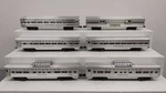 Lionel Gauge Burlington Passenger Cars 6 Ex. Fixed Price $286.99.