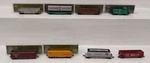 Ahm/aurora N Assorted Freight Cars #50500/3287/400055/47150/3521/18517/541002. Fixed Price $40.00.