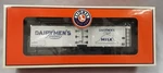 Lionel Scale General American Milk Box Car Dairymen's League #6-17341 #779. Fixed Price $60.00.