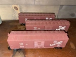 Set Of 3 Lionel Weaver Burlington Route Everywhere West C&s Box Cars Lcca Cttg. Fixed Price $149.99.