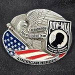 Gap Pow Mia Vietnam War American Heroes Patriotic Belt Buckle Eagle Usa Enamel. Fixed Price $19.95.