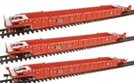 Cp Rail - 53 Ft Nsc Unit Well Double Stack Cars Pack Of Ho Scale New. Fixed Price $221.95.