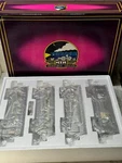 Mth 10-1024 Gauge Tinplate 600 Series Two-tone Green Passenger Car Set. Fixed Price $600.00.