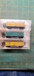 Micro-trains Scale 3-36' Woodside Reefer Cars-meat-packers Of Chicago-new &bx. Fixed Price $40.00.