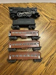 Vtg Lionel 675 Locomotive W/ Tender With 2442-2443 Pullman Cars. Fixed Price $249.99.