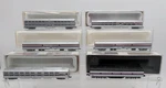 Con-cor Scale Assorted Amtrak Dummy Unit & Passenger Cars 6 Ln/box. Fixed Price $105.59.