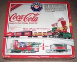 Lionel New 6-30166 Coca-cola 125TH Anniversary Vintage Steam Set (4-4-0 General. Fixed Price $785.00.