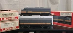 Lionel 8555/8557/8575 Milwaukee Road F3 Aba Diesel Locomotive Set Powered +dummy. Fixed Price $264.99.