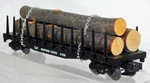 Lionel 6-17510 Northern Pacific Flatcar W/ Real Wood Logs #61220 1994 Standard. Fixed Price $44.95.