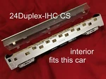 Pass. Car Interior Kit For Ihc 85FT Budd 24 Compartment Duplex And Sleeping. Fixed Price $34.95.
