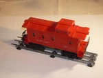 Lionel 1007 Lines Red Caboose. C-4,5. Played With, Survived, Rail-ready.. Fixed Price $10.95.