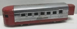 Lionel Jr Prewar O-gauge 1702 Red Chrome Observation Passenger Car. Fixed Price $44.99.