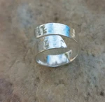 Wrap Hammered Dainty Band Gs Silver Micro Wide Handmade Jewelry Ring Gift Her. Fixed Price $14.40.