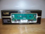 K-line Train K612-1751 New York Central "o" Scale Classic Bay Window Caboose. Fixed Price $85.00.