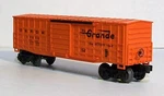 Lionel 6-15000 Denver & Rio Grande Waffle Sided Boxcar Nice. Fixed Price $15.00.