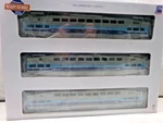 Ho Gauge Athearn Amt Bombardier Coach Car Set Original Box (lot 5084). Fixed Price $249.00.