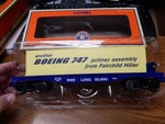 Lionel 6-52498 Boeing Flat Car W/trailer 2010 Long Island Nib Scale Lqqk. Fixed Price $60.00.
