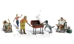 Woodland Scenics Ho Scale People Backyard Barbeque A1929. Fixed Price $20.84.