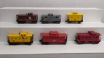 Lionel Gauge Assorted Cabooses 6. Fixed Price $81.89.