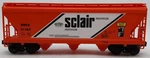 Lionel 6-17107 Gauge Sclair 3-BAY Covered Hopper Ex. Fixed Price $29.99.
