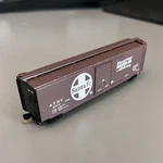 Scale Micro-trains Line Santa Fe 50' Brown Box Car Atsf 9010. Fixed Price $14.00.