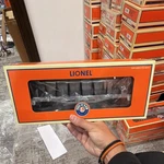 Lionel New York Central Flat Car Gauge Silver Black 6-26380 Operating Couplers. Fixed Price $24.49.