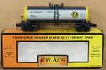 Mth Railking 30-73207 B&o (baltimore Ohio) Tank Car O-gauge Nos. Fixed Price $44.99.