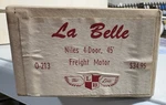 O-scale La Belle O-213 4-DOOR 45 Freight Motor Unbuilt Wood Kit. Fixed Price $60.00.