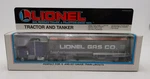 Lionel 6-12739 O27 Gauge Gas Company Tractor Trailer Truck Mt/box. Fixed Price $12.75.