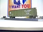 Ho Ihc Us Army Military Artillery Car In Olive Drab #61269 50 Ft.box. Fixed Price $19.98.