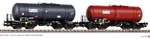 Piko #58384 Set Of 2 Tank Cars 406R Gatx/pkp Ep Vi Discontinued (ho-scale). Fixed Price $125.00.